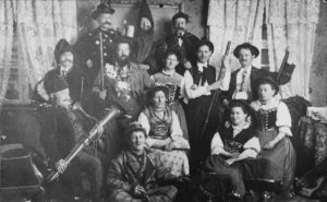 Bayrischer Abend mit dem "Wormse Schninder", 1906