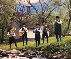 Das Schwarzwald Quintett auf dem Cover der ersten Schallplatte