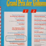"Wir gratulieren" auf der LP des ersten Grand Prix der Volksmusik, 1986